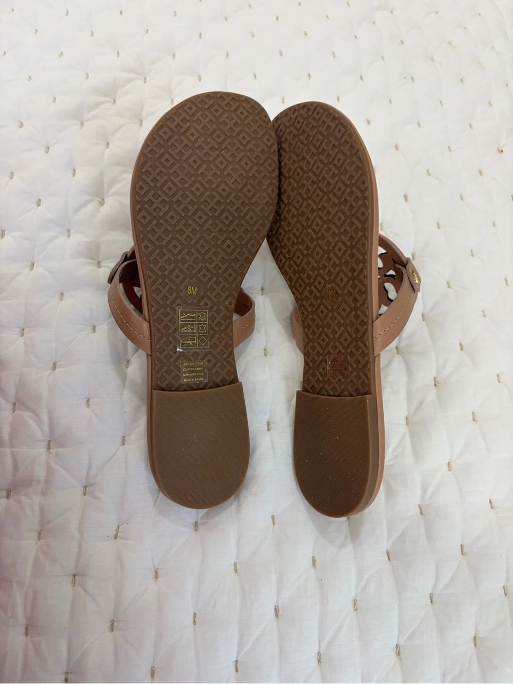 Tory Burch Miller sandal light makeup size 8 NIB